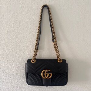 Gucci Marmont Mini Shoulder Bag - 100% Authentic